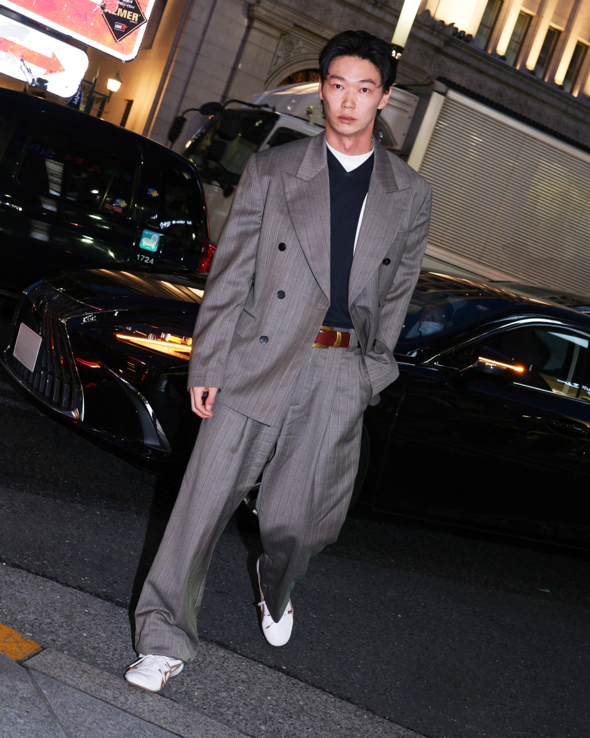 Versace Onitsuka Tiger collaborazione evento lancio Tokyo Sho Kasamatsu