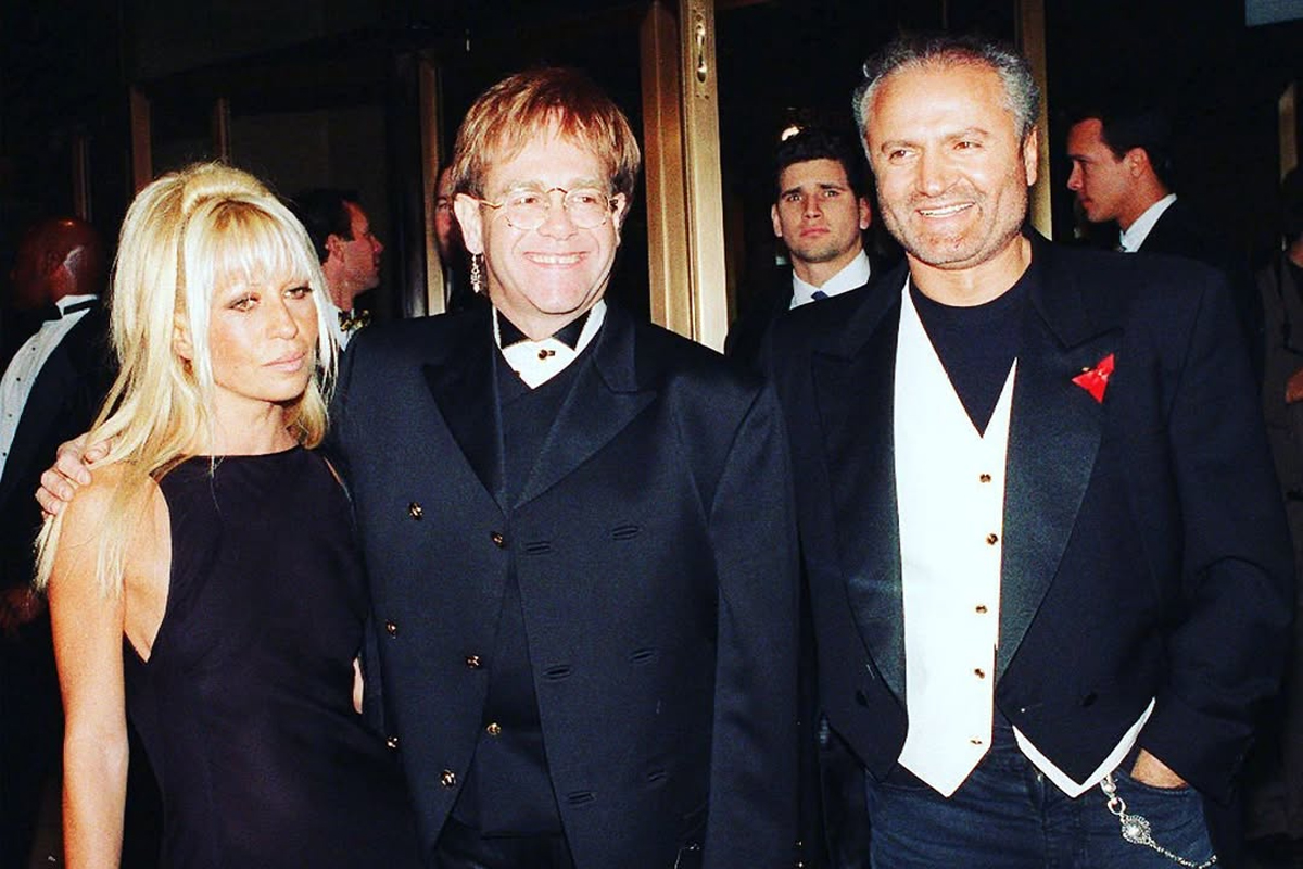 Gianni Versace Festa party Donatella Versace Elton John