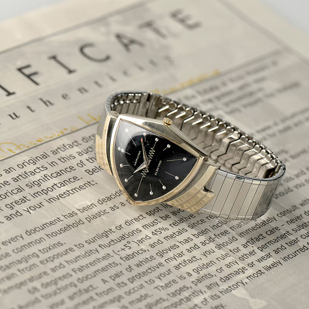 Hamilton Ventura orologi quadranti triangolari