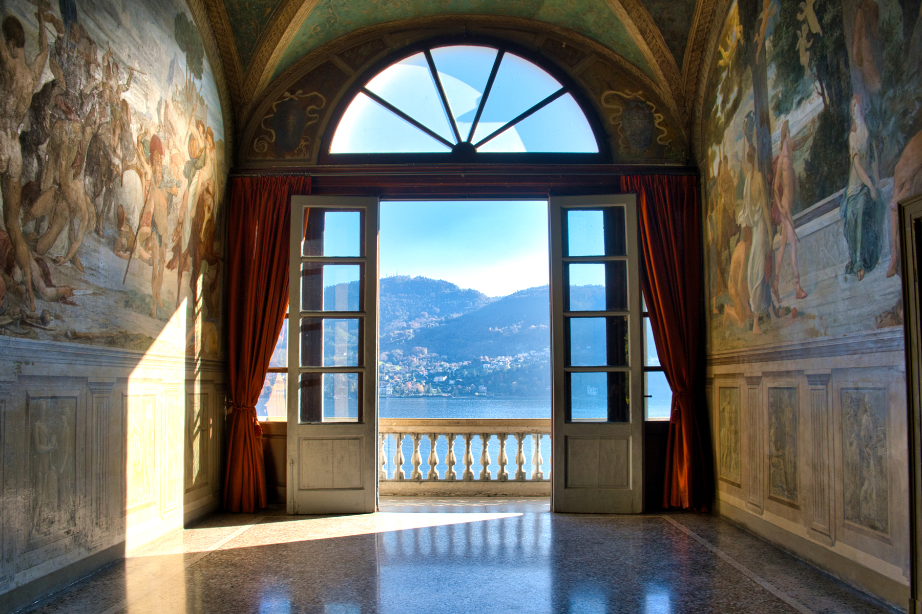 Lago di Como vista paesaggio fascino Villa Carlotta