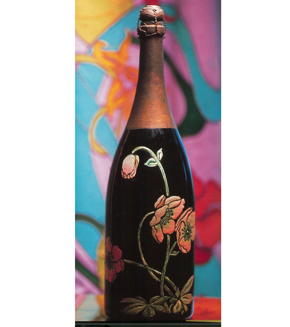 Perrier-Jouët fiori bottiglia champagne 1842 Cuvée K