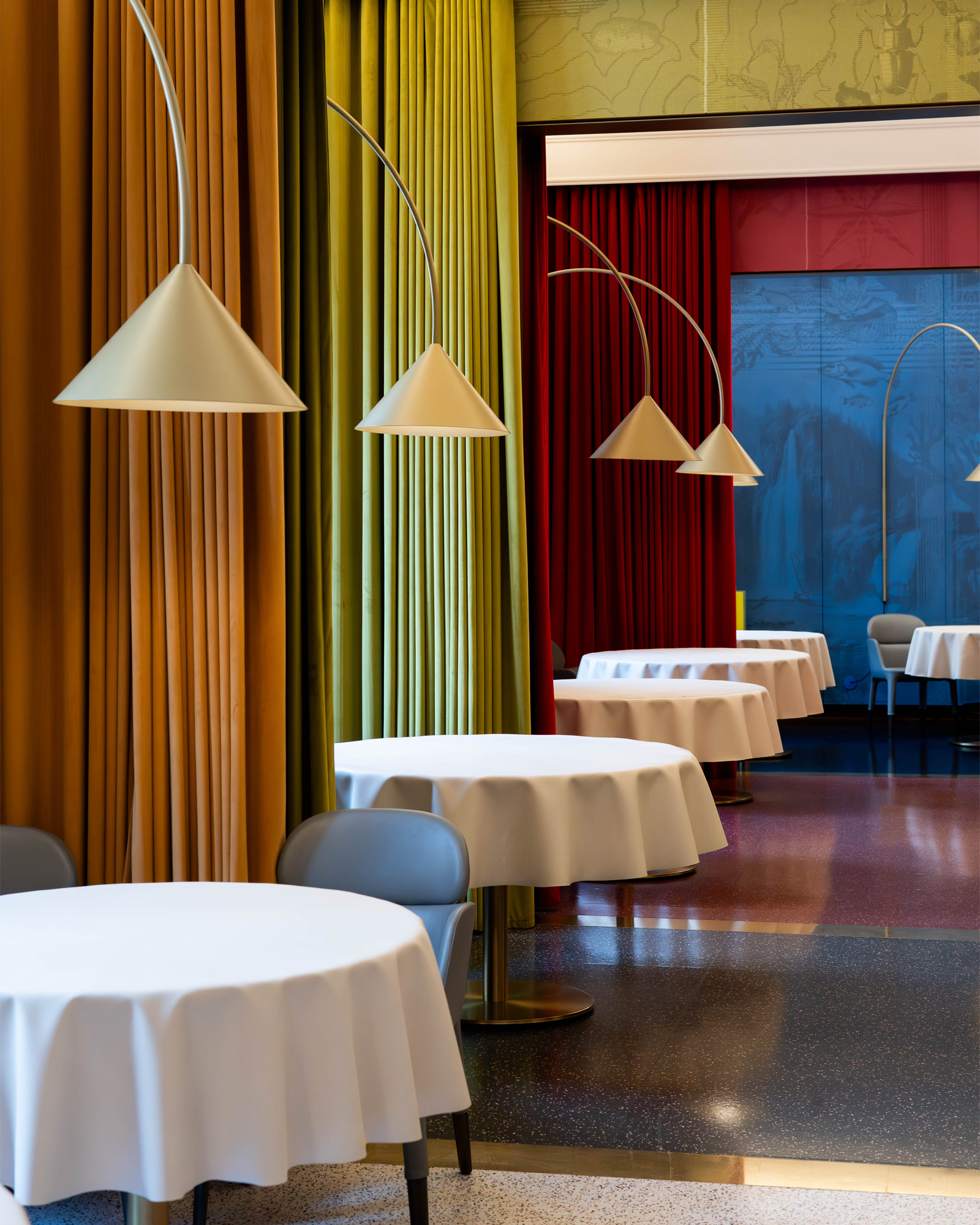 Contraste ristorante Milano sala design Matias Perdomo