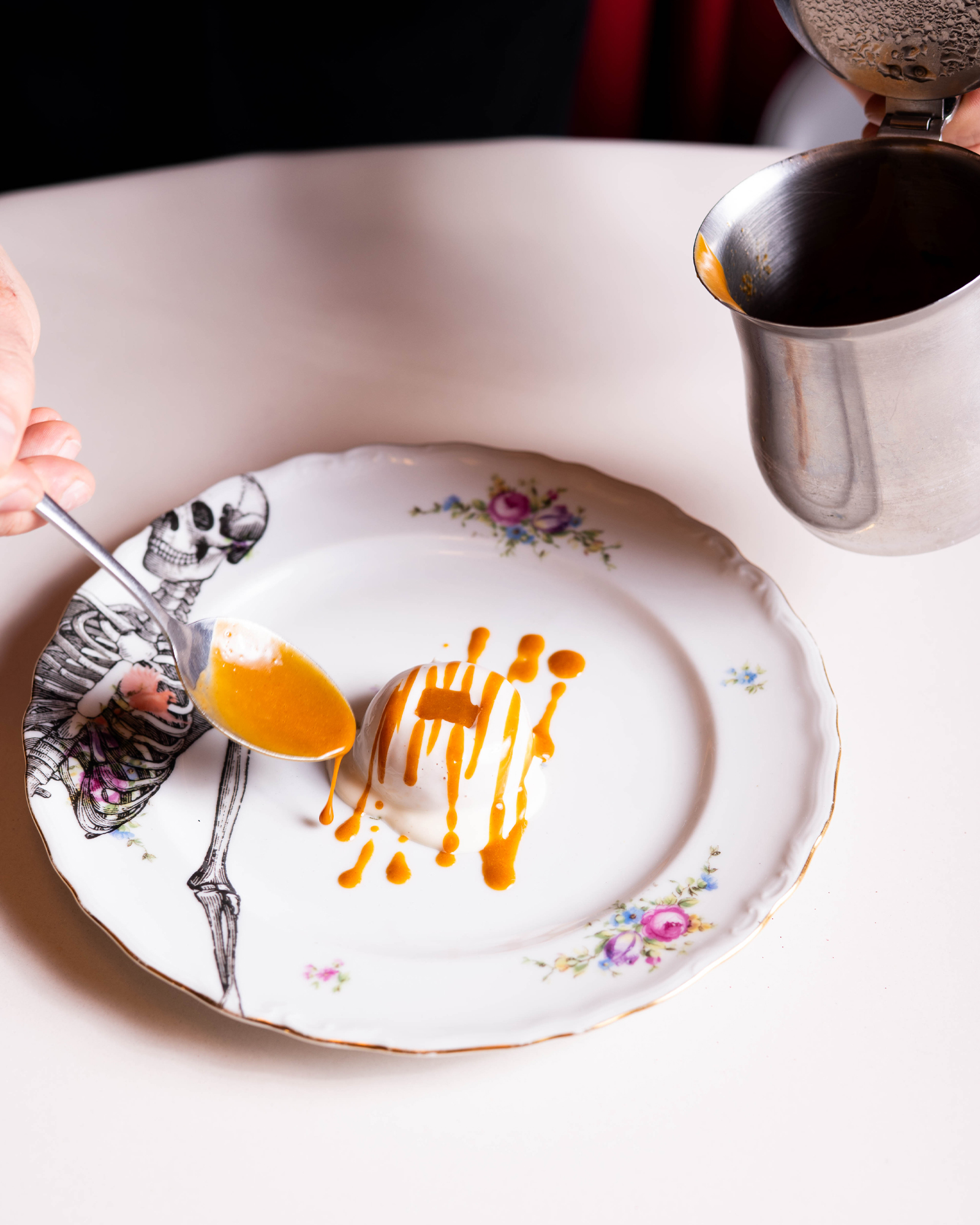 Donut alla Bolognese piatto menu Contraste ristorante Chef Matias Perdomo
