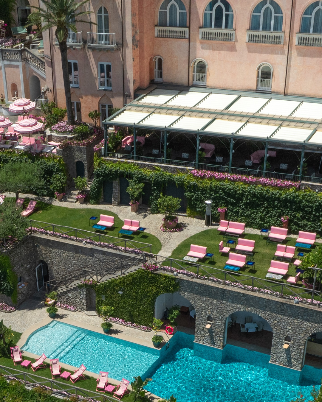 Palazzo Avino albergo rosa costiera amalfitana ravello hotel