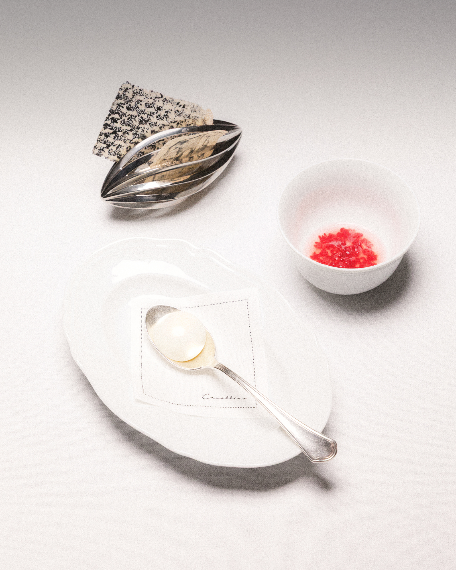 Ristorante Cavallino piatto Idea Amuse-Bouche menu La Genesi Ferrari