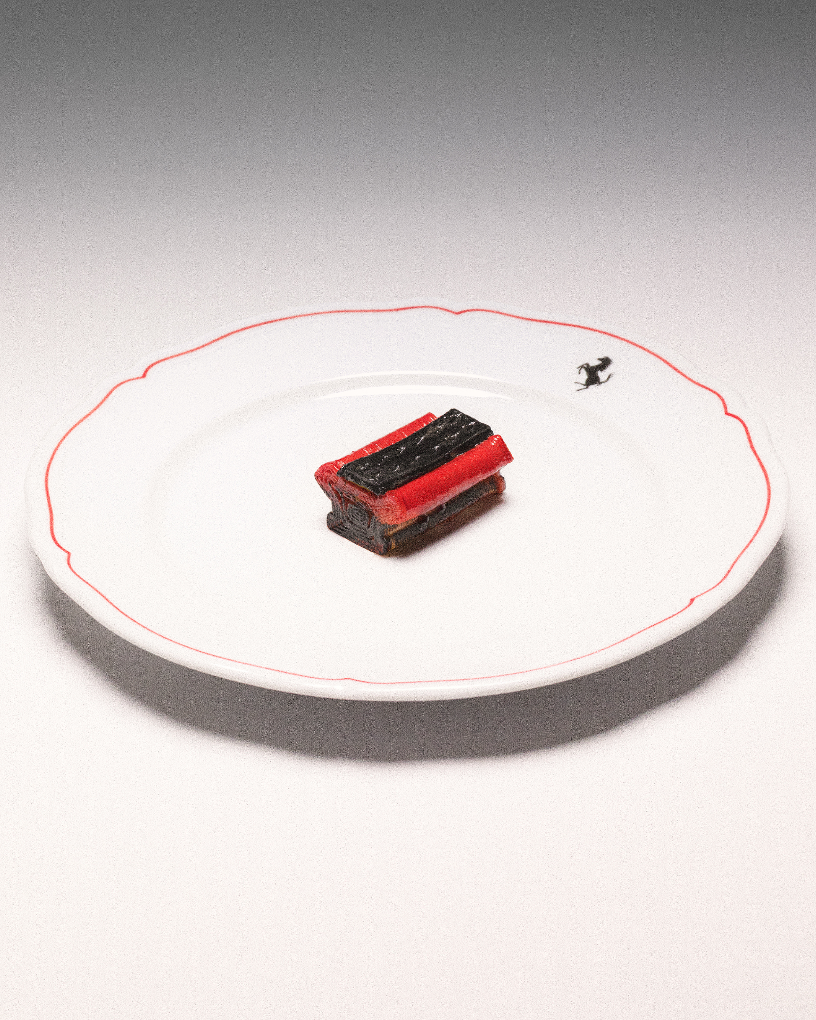 Ristorante Cavallino piatto Motore menu La Genesi Ferrari