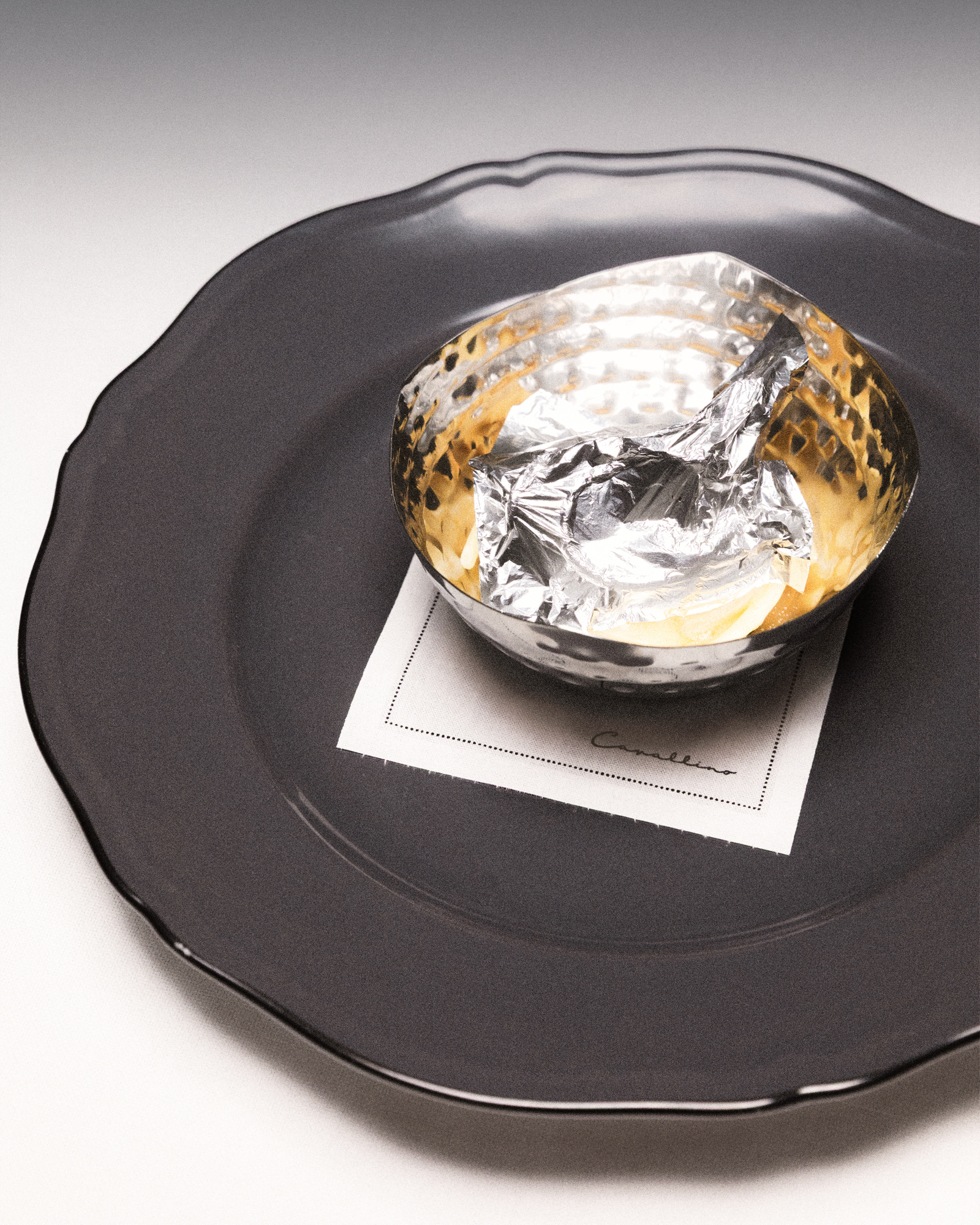 Ristorante Cavallino piatto Scaglietti menu La Genesi Ferrari