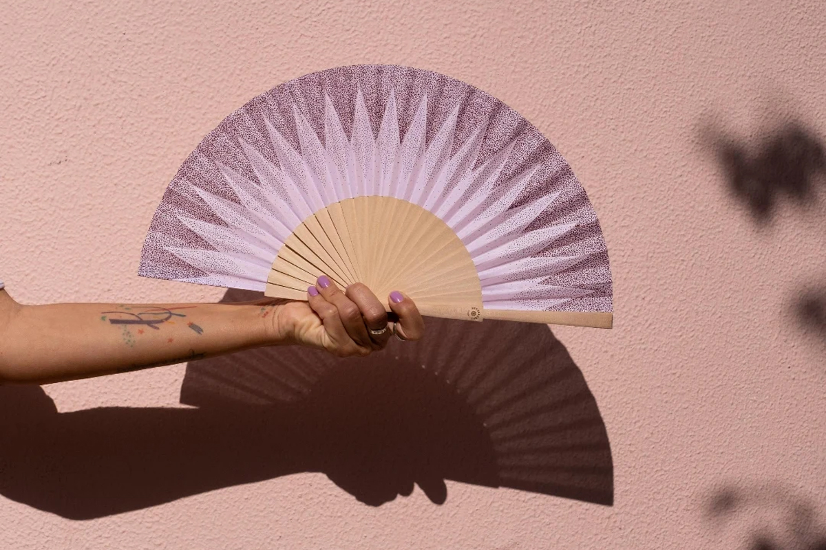 Ventaglio accessorio anti-caldo storia Duvelleroy