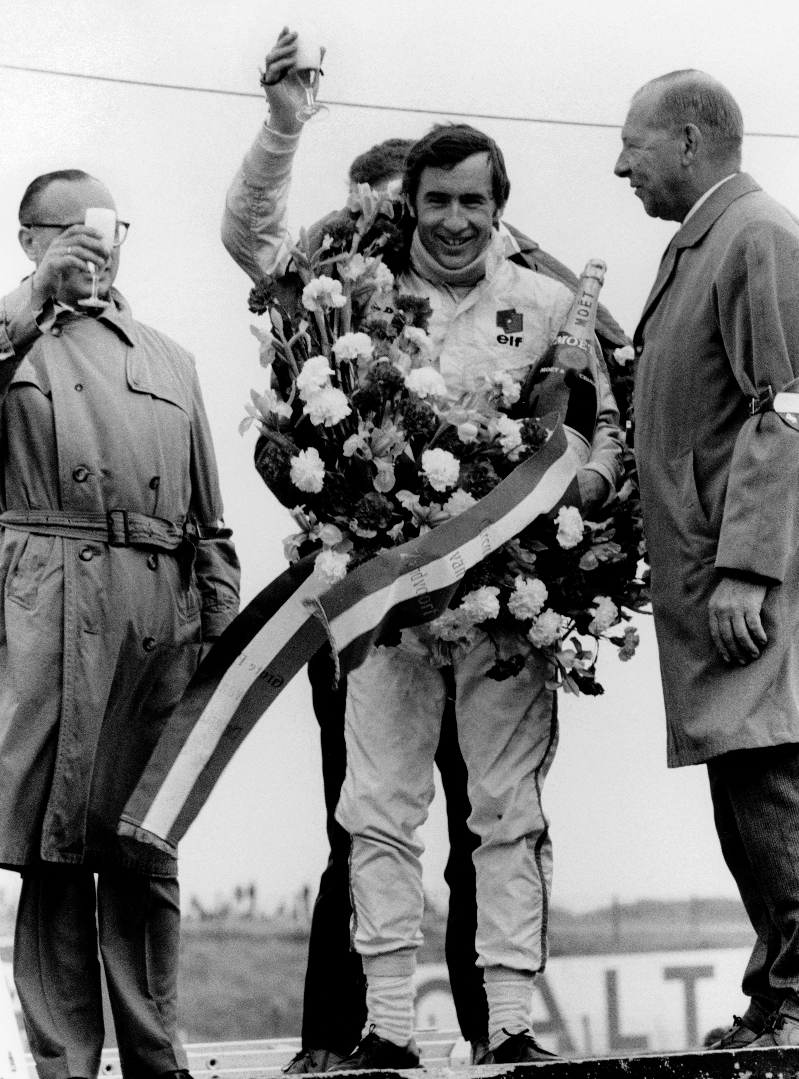 Formula 1 Moet & Chandon champagne storia Jackie Stewart