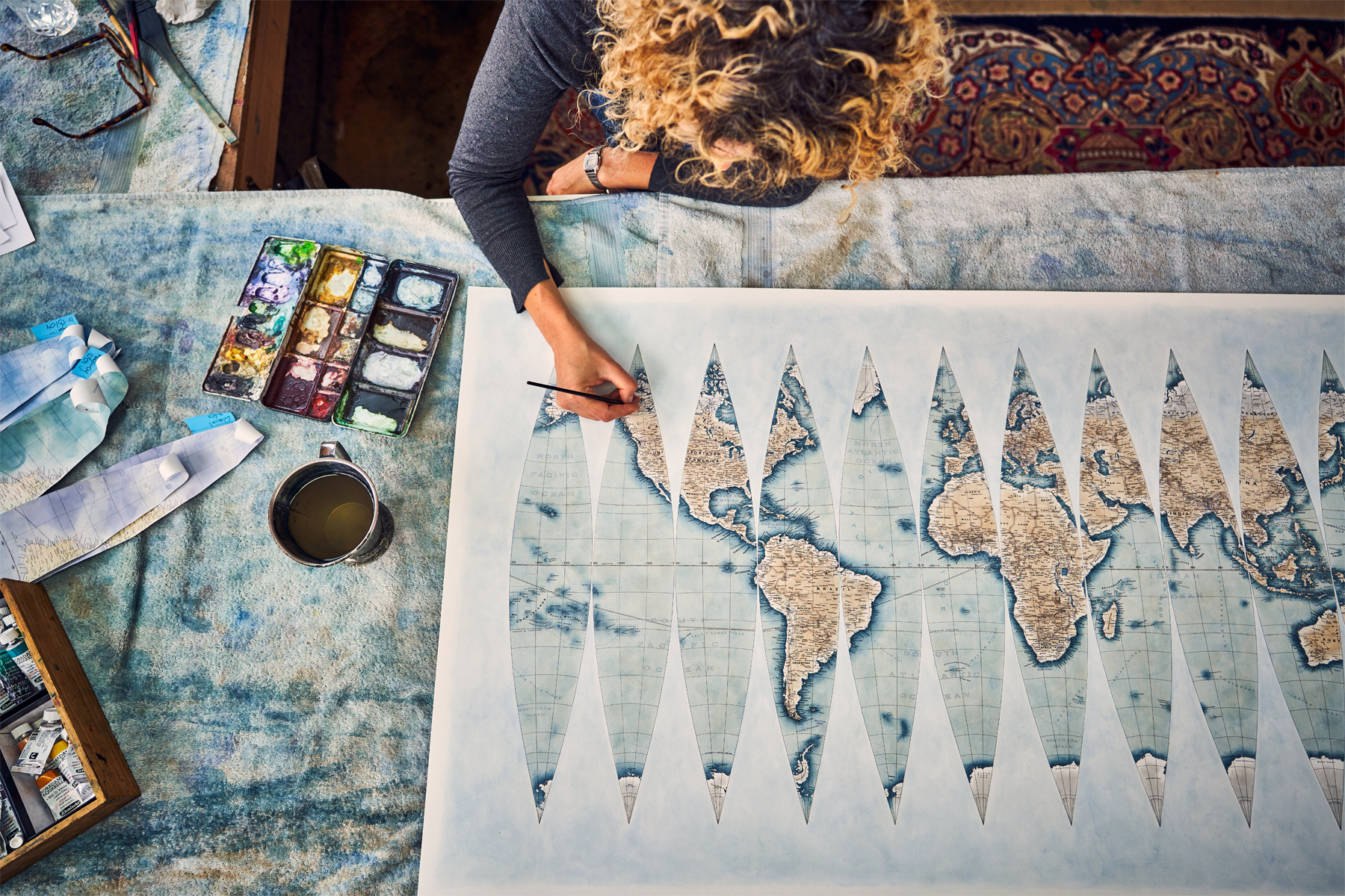 atelier Bellerby & Co. Globemakers londra mappamondi a mano